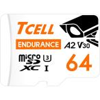 TCELL High Endurance 64GB microSDXC A2 высокая прочность мониторинг камера для память карта USH-I U3 V30 4K микро SD карта считывание включая / вписывание максимальный 100/80MB/ секунд 