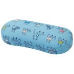 メガネケース/ネコ　JT-73　猫　生地　ブルー　092371（取寄せ/代引不可）パール