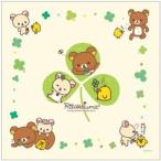 リラックマ メガネ拭き/リラックマカフェ クローバー クリーナー 18543-5/4957745916430(取)パール
