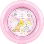欠品/プラスト ティーズファクトリー/ラウンドアラームクロック 目覚まし時計/すみっコぐらし たぴおかパーク ピンク 5250-190/SG-5520272PK(取)