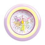欠品　プラスト/すみっコぐらし/ラウンドアラームクロック 目覚まし時計/ふしぎなうさぎのおにわ 5251-717/SG-5520355FU ティーズファクトリー(取)