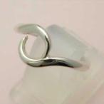  sterling серебряный SILVER925 булавка кольцо для ключей 3 номер кольцо SV простой модный te The Yinling g женский маленький BR375