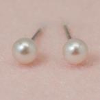 Yahoo! Yahoo!ショッピング(ヤフー ショッピング)●14金 K14WG ホワイトゴールド/パール 真珠 3mm玉 ピアス 誕生石 6月 シンプル フォーマル セレモニー レディース 小さい CNR-3