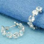 Yahoo! Yahoo!ショッピング(ヤフー ショッピング)14ホワイトゴールド【ブルームーンストーン＆キュービック】ピアス　（代引不可）