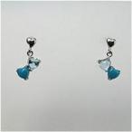 Yahoo! Yahoo!ショッピング(ヤフー ショッピング)【K14WG ブルートパーズ・ターコイズ】ハート・ピアス　（代引不可）