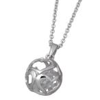 Yahoo! Yahoo!ショッピング(ヤフー ショッピング)Jean Clara（ジーンクララ）/クリアキュービック　ハート　ボールトップ　ミラーボールカット加工　シルバーペンダント　JN-176C（取寄せ/代引不可）