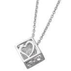 Yahoo! Yahoo!ショッピング(ヤフー ショッピング)Jean Clara（ジーンクララ）/クリアキュービック　ダイス　ミラーボールカット加工　シルバーペンダント　JN-177C（取寄せ/代引不可）