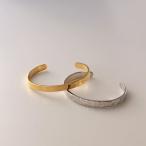 バングル ajiro accessory  ステンレス 金属アレルギー 金アレ対応 ゴールド シルバー シンプル カジュアル おしゃれ レディース N230