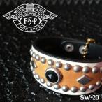 Yahoo! Yahoo!ショッピング(ヤフー ショッピング)ajito FourSpeed フォースピード スタッズ ストーン レザーブレスレット バイカーアクセサリー アイボリー メンズ（sw-20）