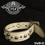 Yahoo! Yahoo!ショッピング(ヤフー ショッピング)ajito FourSpeed フォースピード スタッズ ストーン レザーブレスレット バイカーアクセサリー アイボリー （swb-53/IVORY）