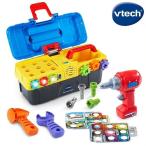 Yahoo! Yahoo!ショッピング(ヤフー ショッピング)【VTECH】ドリル＆ラーニング ツールボックス Drill ＆ Learn Toolbox 工具セット/DIY/大工さん/ごっこ遊び/英語/おもちゃ/誕生日/クリスマス/プレゼント/男の子