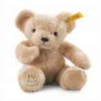 【Steiff (シュタイフ)製】My First Steiff Teddy Bear マイ ファースト シュタイフ テディベア ベージュ 24cm (UK・USA Steiff限定) くまのぬいぐるみ/初誕生/