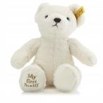 【Steiff (シュタイフ)製】My First Steiff Teddy Bear マイ ファースト シュタイフ テディベア クリーム 24cm (UK・USA Steiff限定) くまのぬいぐるみ/初誕生/