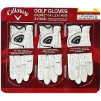 [Callaway] Callaway Golf перчатка premium Cub reta кожа 3P комплект Golf / перчатка / кожа ягненка / белый /Golf Gloves/ День отца 