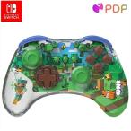 【Nintendo SWITCH】 ニンテンドー スイッチ  PDP REALMz マインクラフト ワイヤレスコントローラー (無線)   充電式 /任天堂/スケルトン/マイクラ/フォレストバ