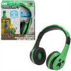 【Minecraft マインクラフト】 マイクラ ワイヤレスヘッドホン 内臓マイク・音量制限機能付き 子供用 ヘッドフォン キッズ Bluetooth ブルートゥース ボイスチャ