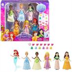 【Disney Princess】 ディズニー プリンセス セレブレーションパック 6体フィギュア 13点のティータイムアクセサリー パーティセット/小型人形/フィギュア