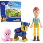 【Paw Patrol】 パウパトロール チェイス＆キャプテン・ターボット フィギュアパック（赤ちゃんタコのおもちゃ付き）/おもちゃ/プレゼント/フィギュア