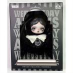 ショッピングスカル 正規品 POP MART SKULLPANDA × Wednesday NY限定 スカルパンダ ウェンズデー ぬいぐるみ（クラシックドレスバージョン）アダムスファミリー/動く手/