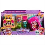 ショッピングキティ 【Disney Junior Super Kitties】 ディズニー ジュニア スーパーキティー ミニプレイセット ジニーとビッツィ 人形付き7点セット（ミニハウス、車、アクセサリー