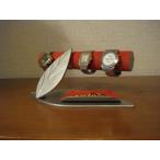 Yahoo! Yahoo!ショッピング(ヤフー ショッピング)腕時計スタンド　腕時計スタンド 高級　腕時計スタンド おしゃれ　ウオッチスタンド　腕時計スタンド 3本　レッドダブルリーフトレイ付き時計スタンド　