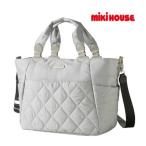 MIKIHOUSE マザーバック　オムツ替えシート付きナイロンキルトバッグ【40-8281-618】GL ミキハウス
