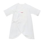  чистый вуаль Logo f рис детский комбинезон-платье белый Miki House baby [40-2317-380]50cm сделано в Японии рождение подготовка младенец нижнее белье впитывание пота новорожденный [. покупка ][ супер PayPay праздник ]