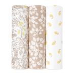 エイデンアンドアネイ シルキーソフトモスリンスワドル 3枚入り【ASWS30009】natural woodland 3pack【日本正規代理店商品】