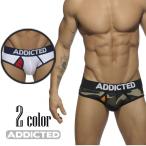ADDICTED/アディクティッド メンズ　セクシー下着 パンツ アンダーウェア スポーツメッシュボトム ブリーフ ローライズ　プレゼントAD496