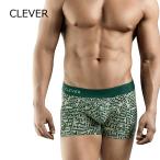CLEVER QR TRUNKSスポーツ QRコード柄 セクシー系 ジム タイツ インナー 立体フロント 王道ボクサー