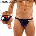 MODUS VIVENDI/CAMOUFLAGE TANGA 超贅沢 ファッション カッコイイ 男性水着 ローライズ  高級素材 スイミング セクシー メンズ ビキニ