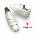ショッピングパトリック PATRICK パトリック PUNCH-WP パンチ ウォータープルーフ WHT ホワイト 719580 スニーカー レザー レイン 晴雨兼用 本革 靴 レディス メンズ ヒモ通しお届け