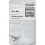 【４個セット★送料無料】メディヒール ミルクブライトニング3ミニッツマスク (7枚入り) シートマスク　フェイスマスク　ナイアシンアミド　グルタチオン　ツヤ