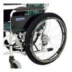 介援隊　車イスのタイヤカバー　2本1組　室内用　屋内用　タイヤ　汚れ防止　畳　車椅子　車輪　16〜24インチ　