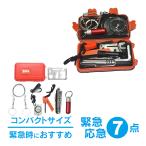  предотвращение бедствий товары комплект Survival tool 7 позиций комплект уличный кемпинг альпинизм первая помощь дудка компас тросик пила нож мульти- карта огонь удар . камень предотвращение бедствий 