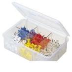 コクヨ（KOKUYO） ［カヒ−S20］【4個入】 プラスチック画鋲ダルマタイプ プラケース120本入5色セット カヒ−S20