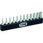 前田金属工業（ＴＯＮＥ） ［BTTH12S］ T型トルクスビットセット（いじり防止タイプ） 405-7759