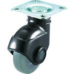 キャスター 省音キャスター ＴＲＵＳＣＯ　省音グレーキャスター　自在　Φ１００　黒色　  (TYPGJ-100BK)
