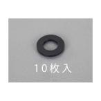 エスコ EA949ZB-51 Ｍ５／５．３ｘ１０ｘ１．０ｍｍ　平ワッシャー（ＴＰＲ製／黒／１０枚） EA949ZB51【キャンセル不可】