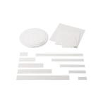 光 ［KA-521］ アクリル長方形 50×20×2mm 白 （5入） KA521