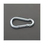 エスコ EA638JP-141 4．0x40．0mm スナップフック 鉄亜鉛メッキ EA638JP141