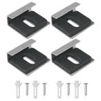 RICISUNG зеркало установка для металлические принадлежности 4 шт. комплект из нержавеющей стали 6-7mm толщина зеркало для для замены зеркало соответствует зеркало установка крюк зеркало . стена . прекращать металлические принадлежности зеркало прекращение металлические принадлежности 