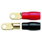 ショッピングターミネーター オーディオテクニカ TL4-M6R ケーブルターミネータR型圧着タイプ赤/黒 各1個入4ゲージまでネジ径6mm