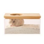 YFFSFDC хомяк. песок . автобус салон песок .. контейнер туалет мелкие животные для душ салон маленький размер для домашних животных туалет уборная развлечение место многофункциональный уборка ...