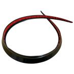 YESprime ボンネット スポイラー エアロ モール リップ リア 虫除け 汎用 ドレスアップ ボディ フィット カナード フィン ブラック