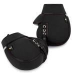 SELENEFF バイク用 ハンドルカバー ネオプレーン 防風・防寒・防水 フリーサイズ 簡単取付 ブラック ミニバイクから大型バイクまで取付可