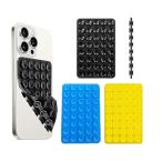 Leeneen3 листов двусторонний присоска тип телефон кейс силикон присоска телефон крепление кейс предотвращение скольжения мощный рукоятка держатель кухня / автобус салон / стекло / зеркало обе рука .. собственный 