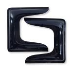 Lezalic ハイエース 200系 1型 ~ 7型 セカンドバイザー 2枚セット 2列目 スモークバイザー サイドバイザー スライド式 リアガ