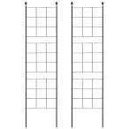  сад сад . двор . elegant ...IB забор простой квадратное высокий высота 204.5cm× ширина 52cm 2 шт. комплект черный a