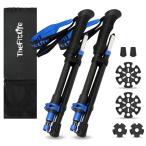 TheFitLife треккинг paul (pole) складной альпинизм stock легкий 100-120cm эластичный ходьба paul (pole) ходьба палка 2 шт se